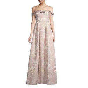 Aidan Mattox Off-the-Shoulder Gown 6